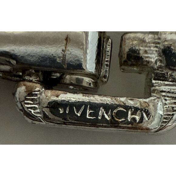 Vintage 1980s Givenchy Logo G-Links Necklace - Picture 7 of 7